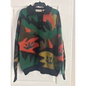 GUC Cosi L'uomo Men's Crew Neck Pullover Sweater 26% Wool Size Medium